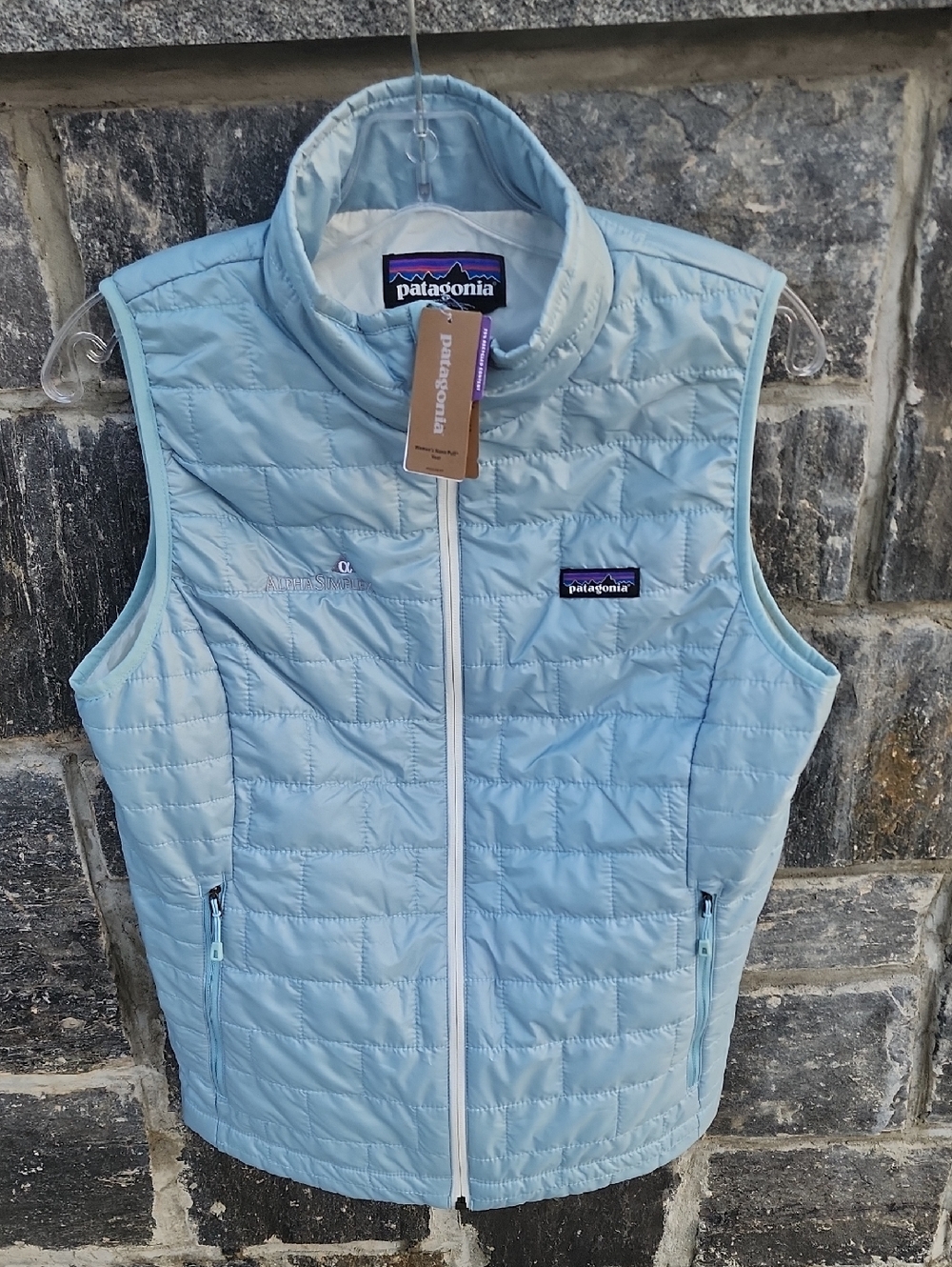 NWT Patagonia Nano Puff Vest In Big Sky Blue Medium